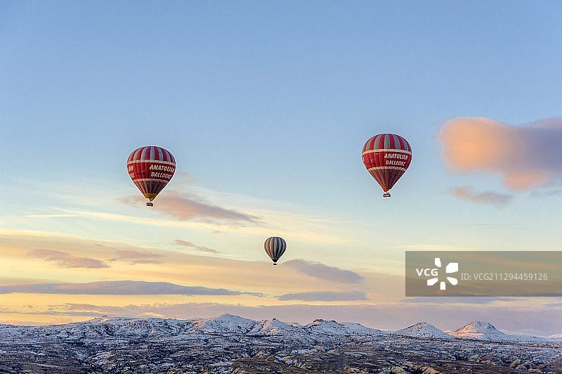 土耳其卡帕多奇亚热气球图片素材