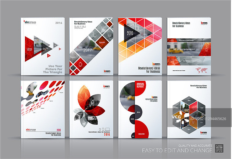 商务套装宣传册模板布局封面图片素材