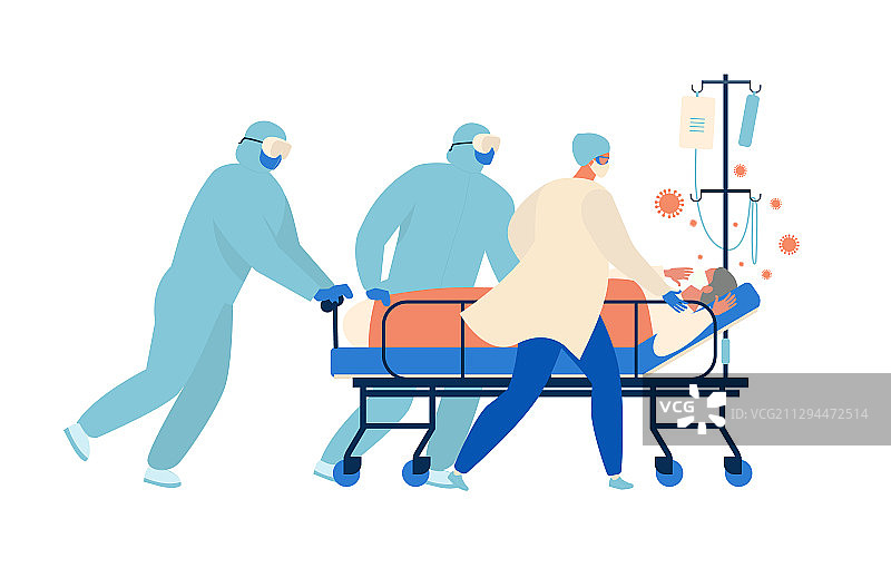 医务人员奔跑中图片素材