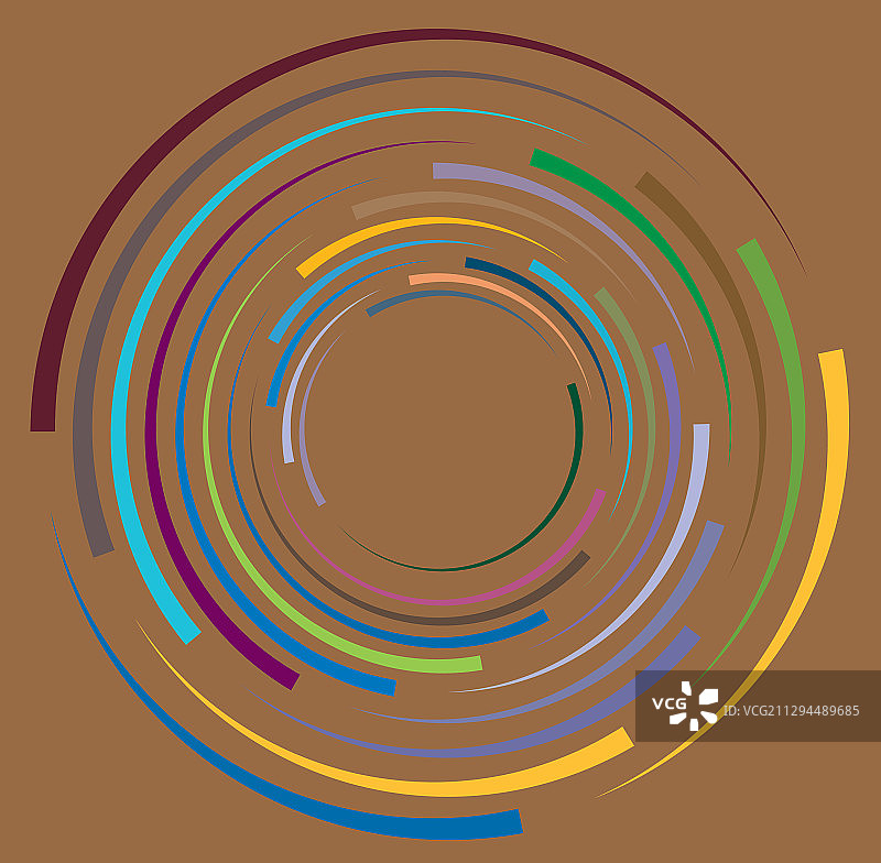 单一杂色多色和多彩的螺旋图片素材