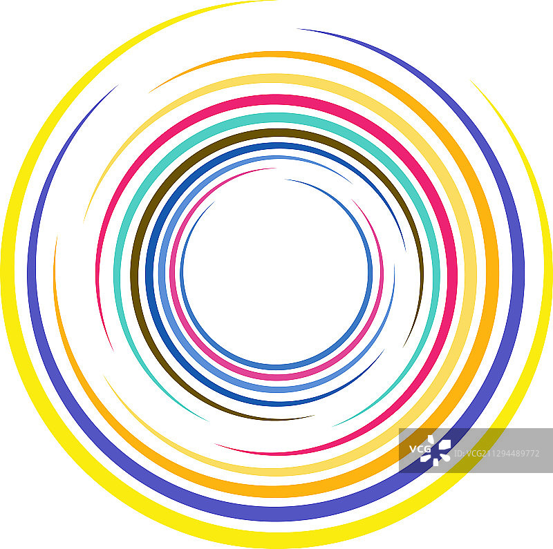 单一杂色多色和多彩的螺旋图片素材