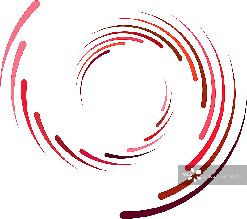 单色环旋转循环同心圆环图片素材