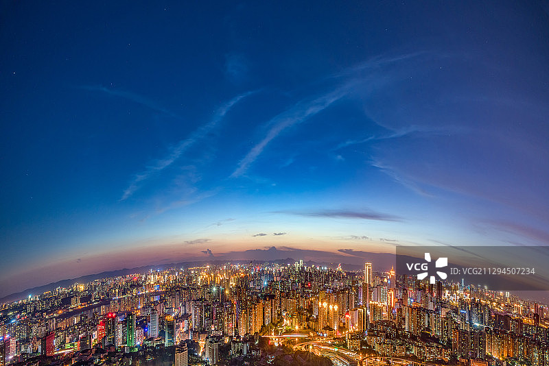 城市夜景广告背景图片素材