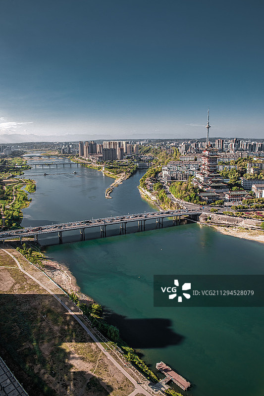 绵阳市越王楼图片素材