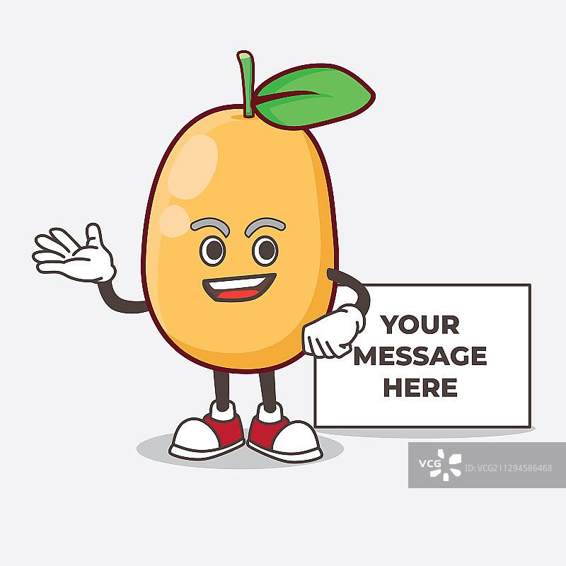 金桔水果卡通吉祥物图片素材