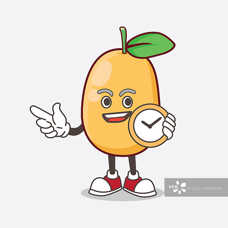 卡通金桔吉祥物图片素材