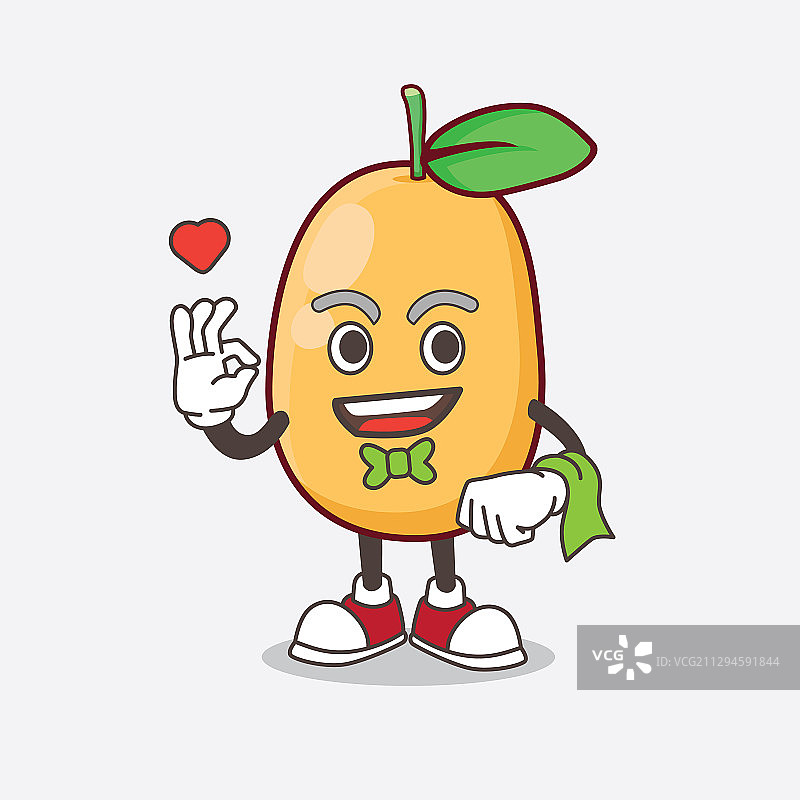 金橘水果卡通吉祥物图片素材