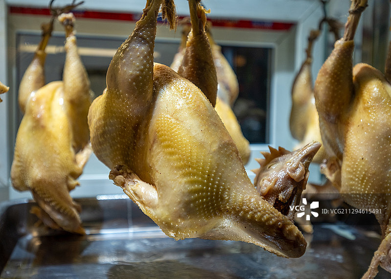 中国河南开封著名特色美食桶子鸡图片素材