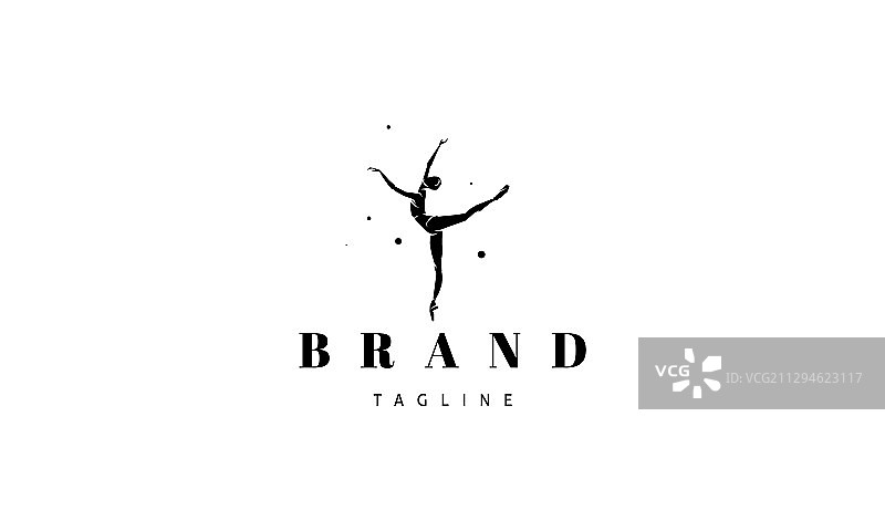 其上有抽象图像的标志图片素材