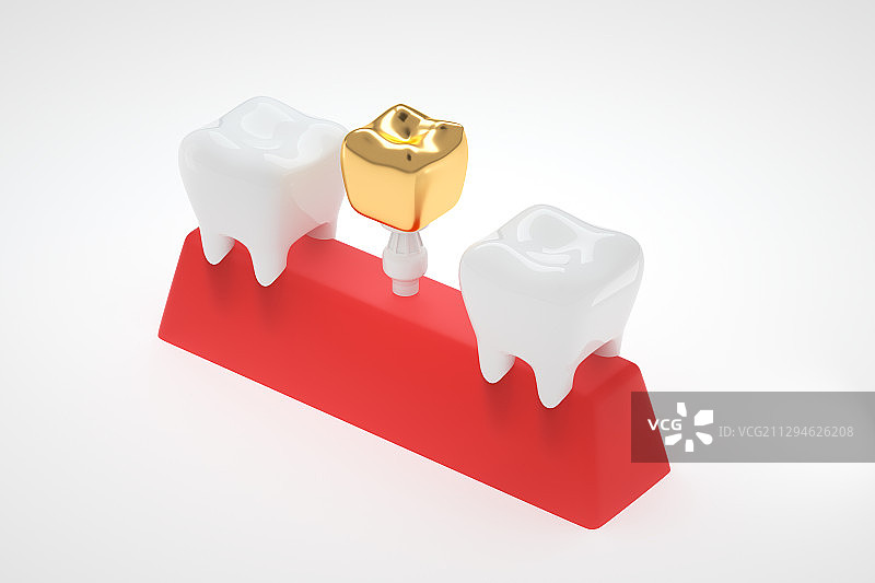 牙齿模型，三维图形图片素材