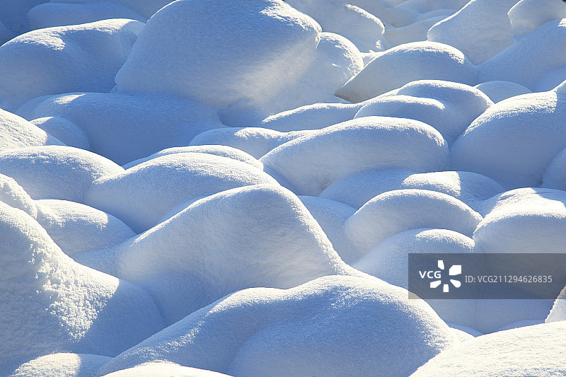 中国黑龙江库尔滨雾凇图片素材