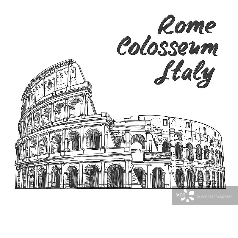 古罗马斗兽场图片素材