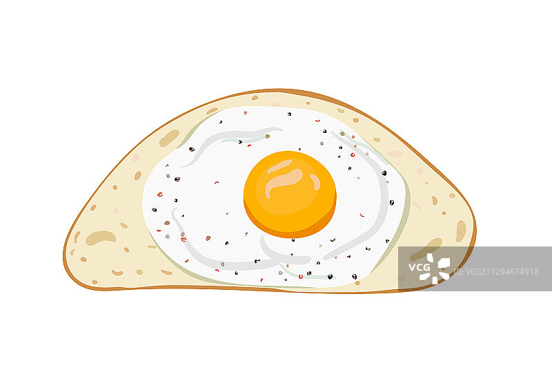 鸡蛋面包煎蛋卷早餐图片素材