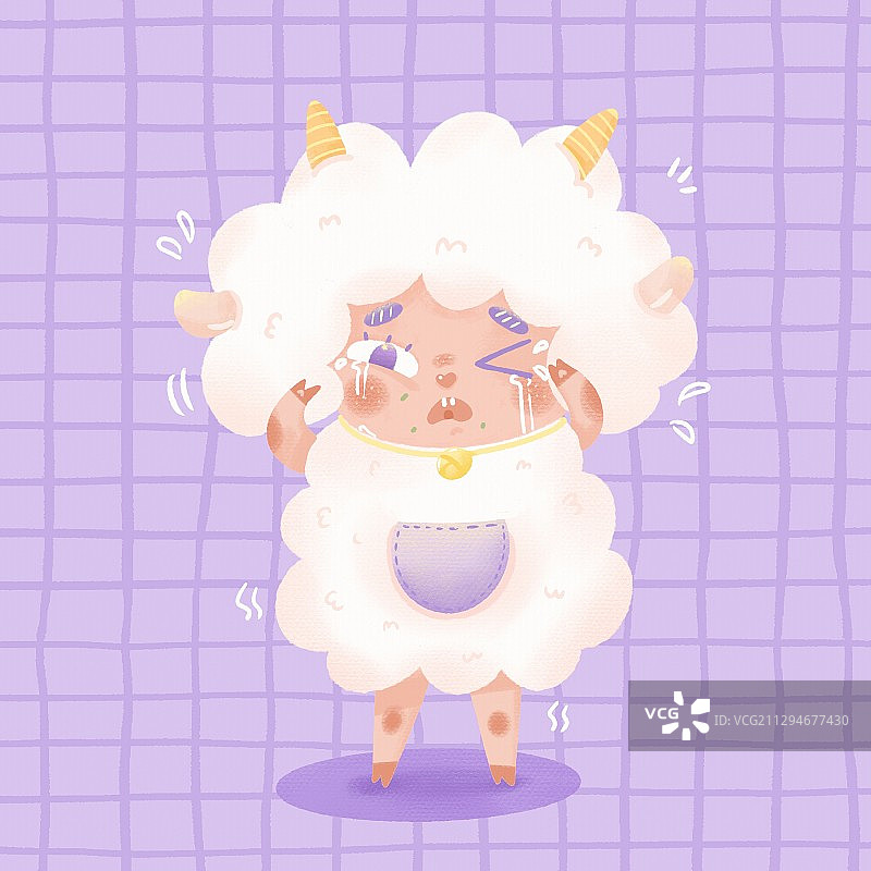 小羊｜伤心图片素材