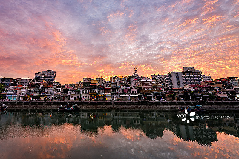 厦门城市风光：沙坡尾避风坞晨曦图片素材