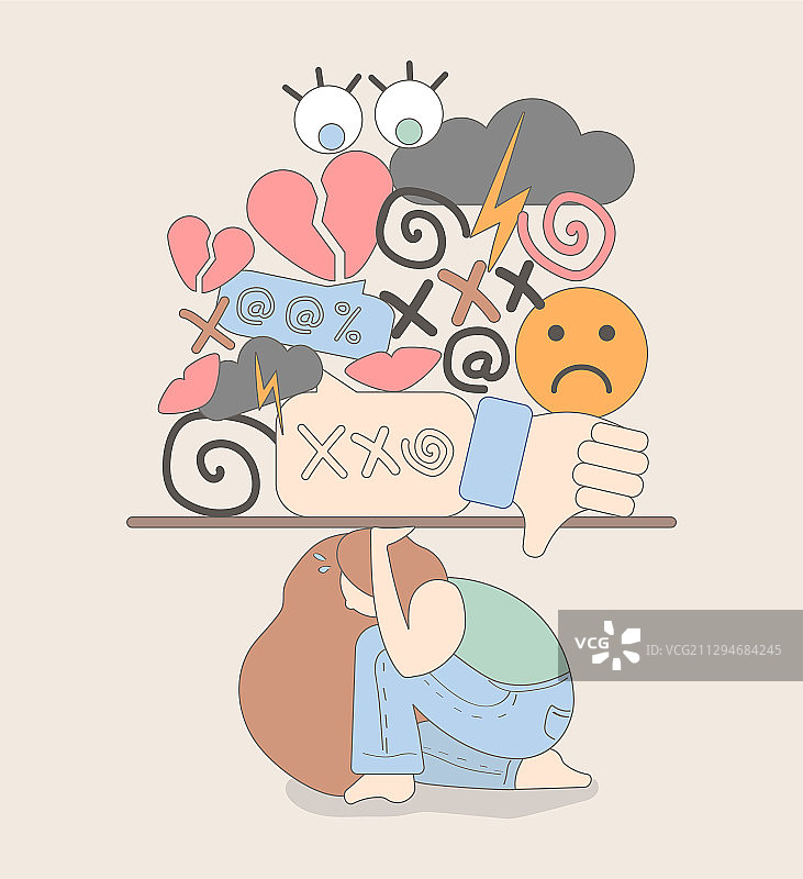 网络欺凌图片素材