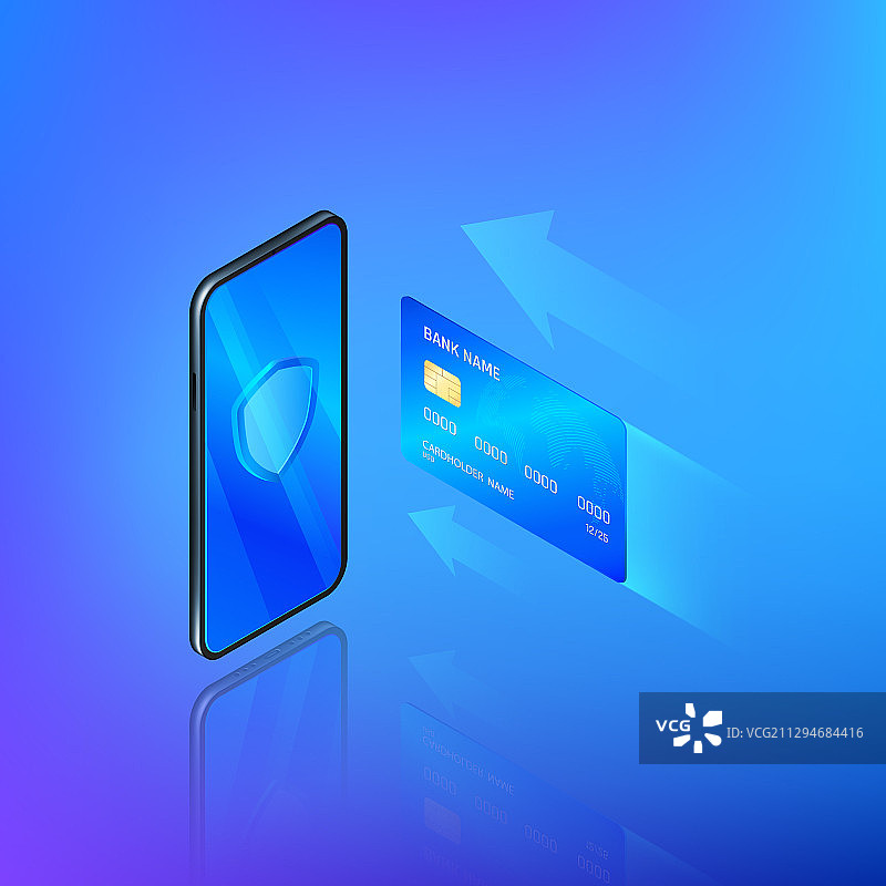 手机银行App在线服务图片素材