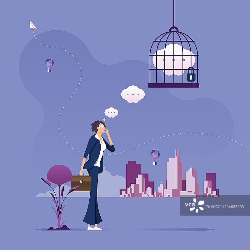 自由思想概念图片素材