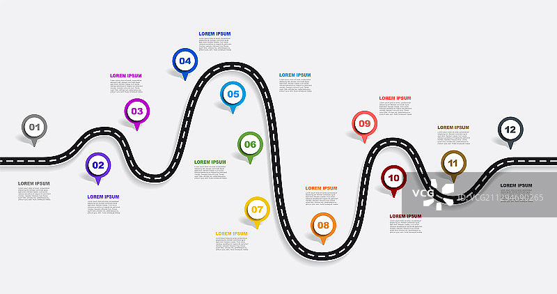 信息图设计模板与地方为您图片素材