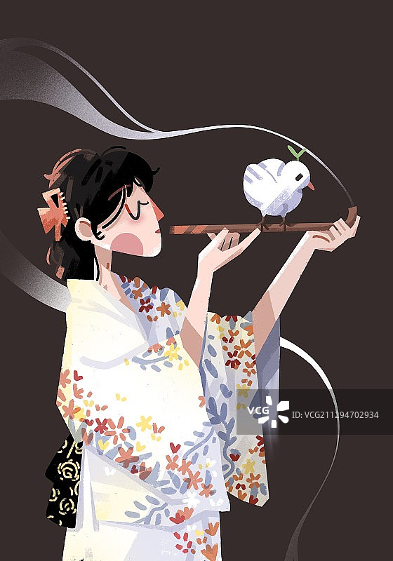 吸烟的女人图片素材