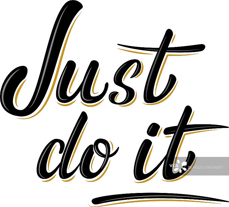 Just Do It励志标语图片素材