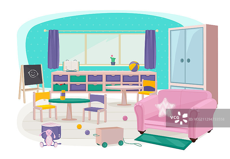 学龄前儿童家具玩具图片素材