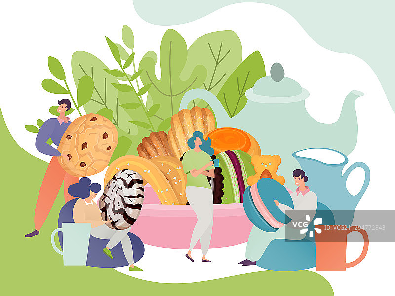 用于宣传烘焙产品的彩色banner图片素材