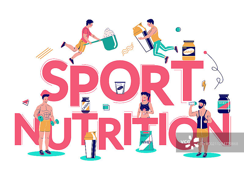 运动营养排版banner模板图片素材