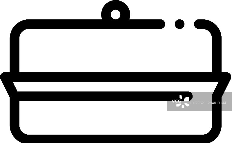 黄油碟图标轮廓图片素材