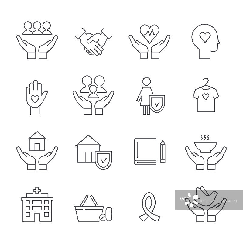 社会工作与关怀家庭和妇女保护图片素材