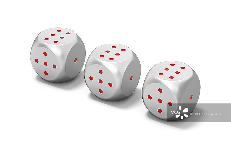 骰子，三维图形图片素材