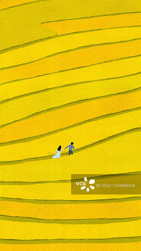 极简田野图片素材