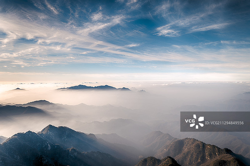 河南省洛阳市栾川县老君山景区图片素材