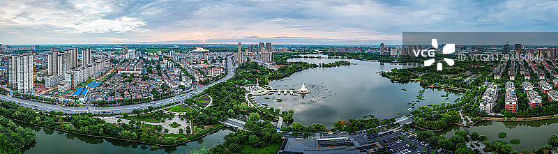 芜湖湾沚区东湖公园图片素材