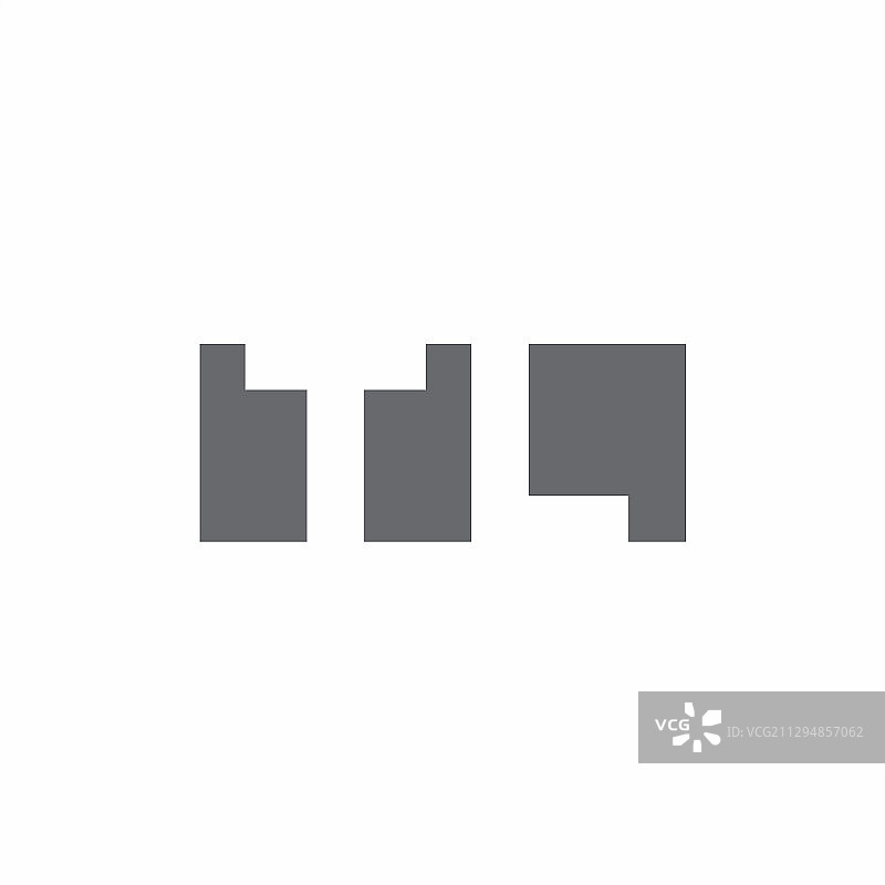 TL Logo负空间风格设计图片素材