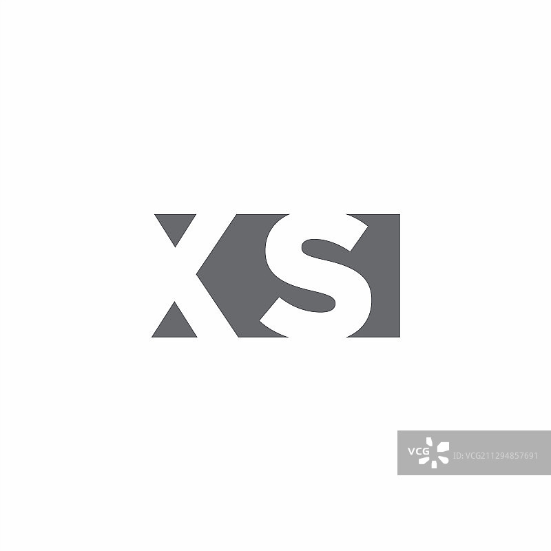 XS负空间风格标志图片素材
