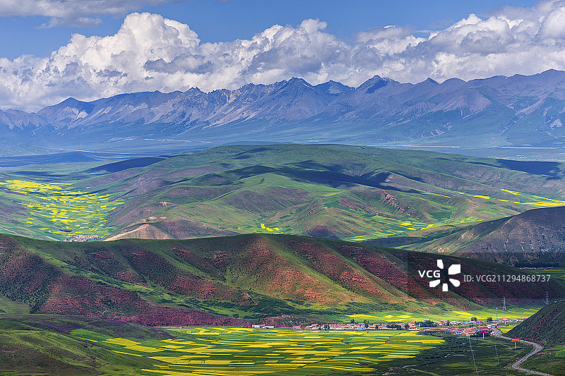 2020.7.18青海祈连山山脉风光图片素材