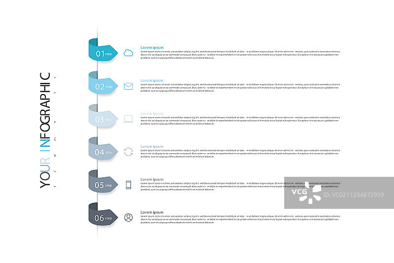 信息图表设计与营销图标图片素材