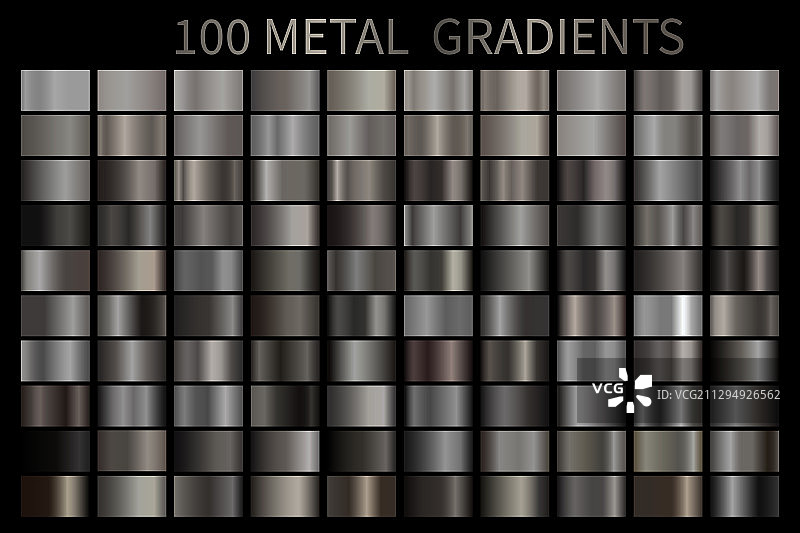 金属渐变色集金属铬图片素材