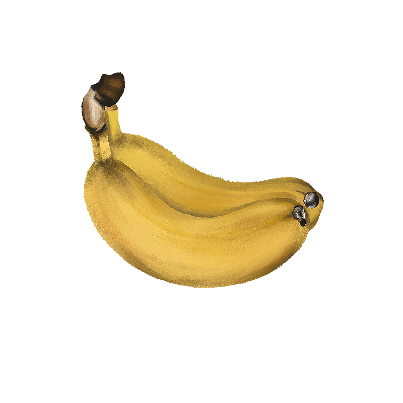 熟透的香蕉图片素材