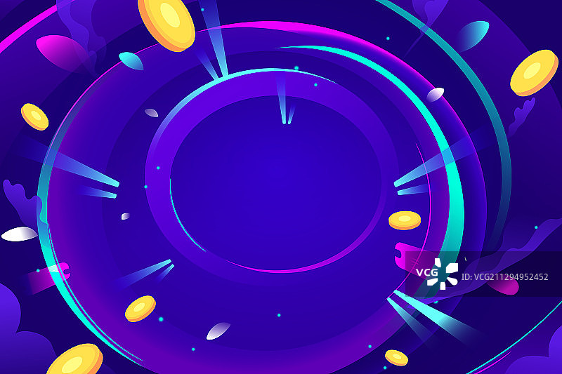 卡通双十一双十二购物节年终大促狂欢促销优惠电商招商矢量插画图片素材