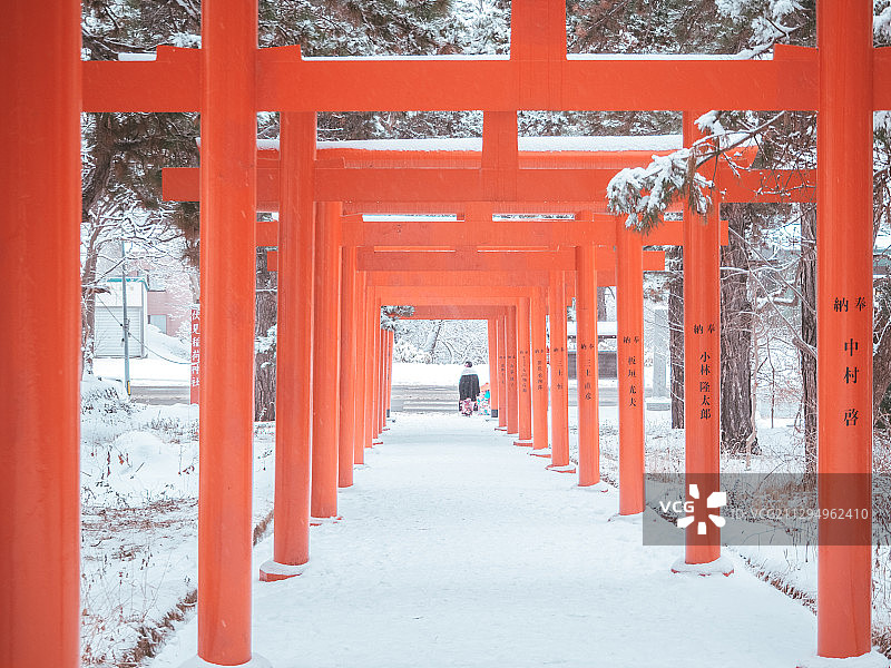 北海道伏见稻荷神社图片素材