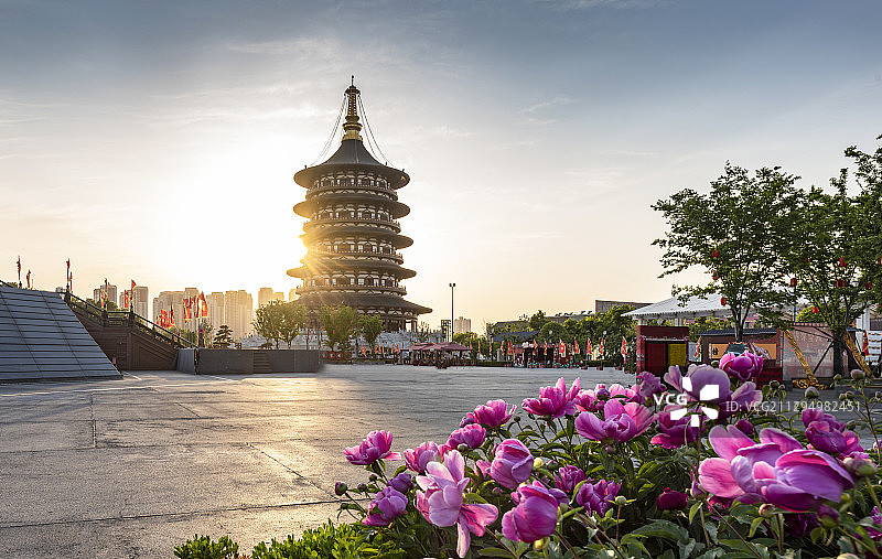 中国河南省洛阳隋唐遗址公园图片素材