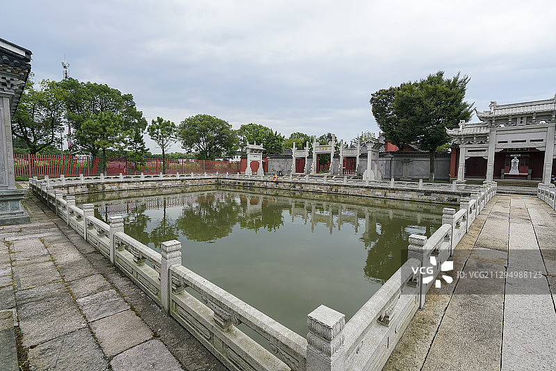 浙江 海宁 盐官古镇 孔庙图片素材