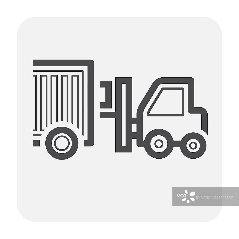 叉车箱子图标图片素材