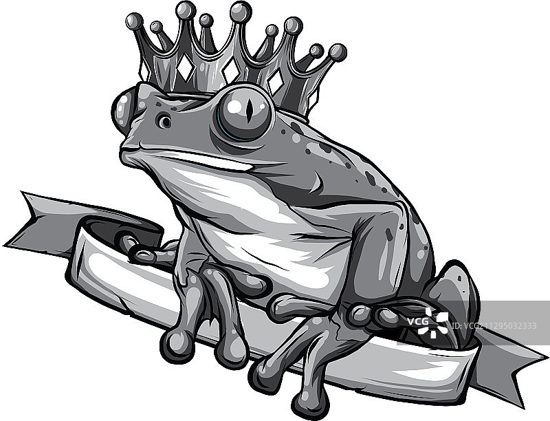 青蛙王子童话故事图片素材