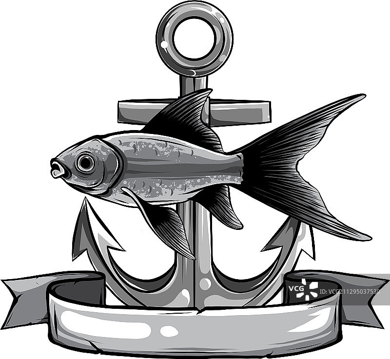 单色金鱼图片素材