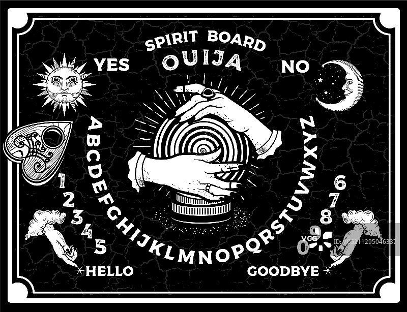 占卜板通灵术与其他声音对话图片素材