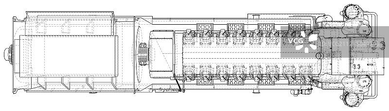 内燃机燃气发动机图片素材