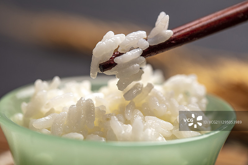 一碗蒸白米饭图片素材